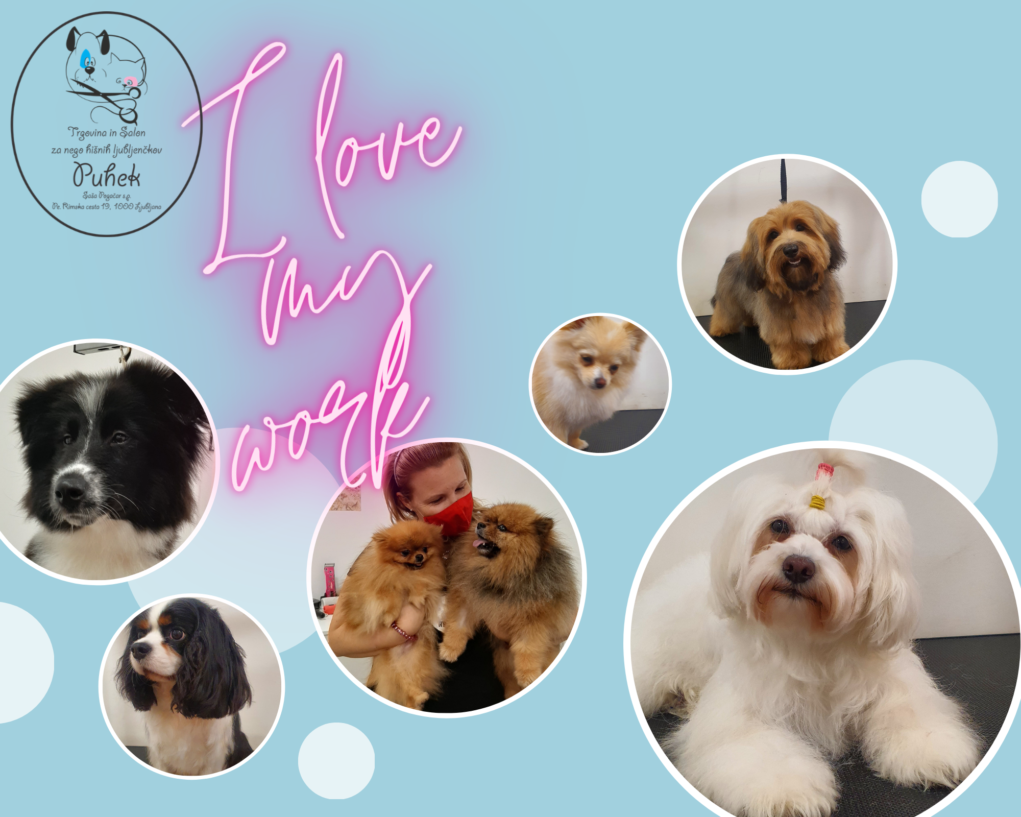 Lively Bubbles Photo Collage